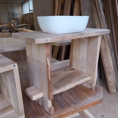 Επιπλο Μπάνιου Καστανιά | Achouri DIY